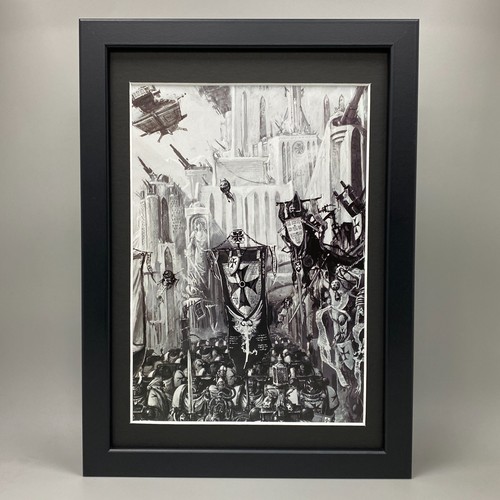 Art encadré black - black, templars