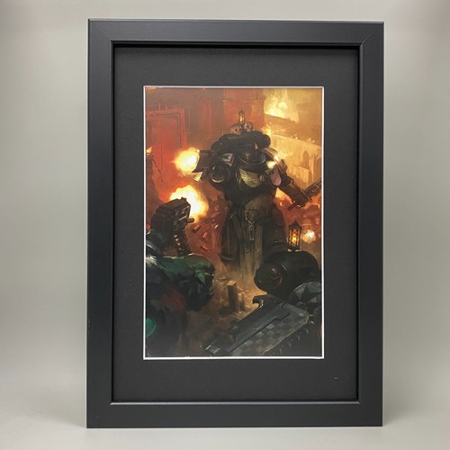 Art encadré black templars - black,